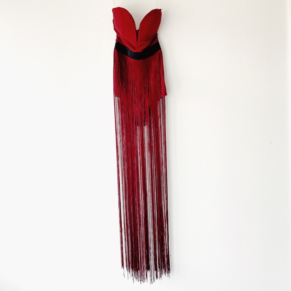 Rare London Fringe Strung Along Bodysuit - Picture 3 of 16